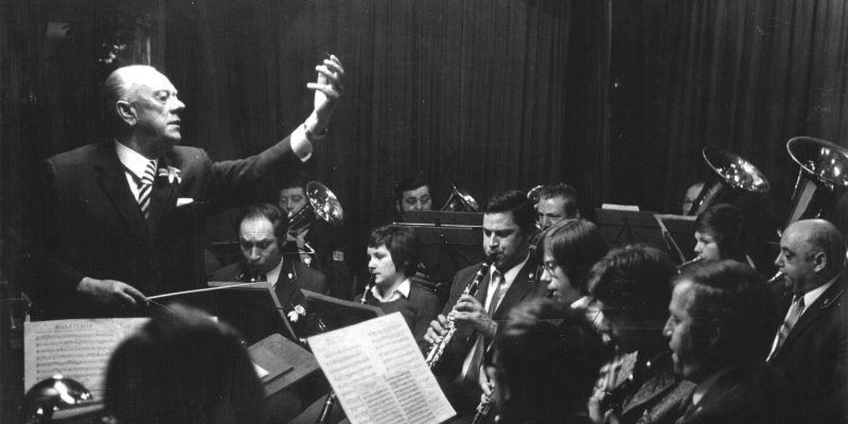 Franz Burda dirigiert den Musikveren Schutterwald