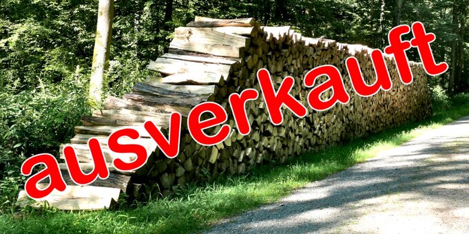 Brennholz ausverkauft