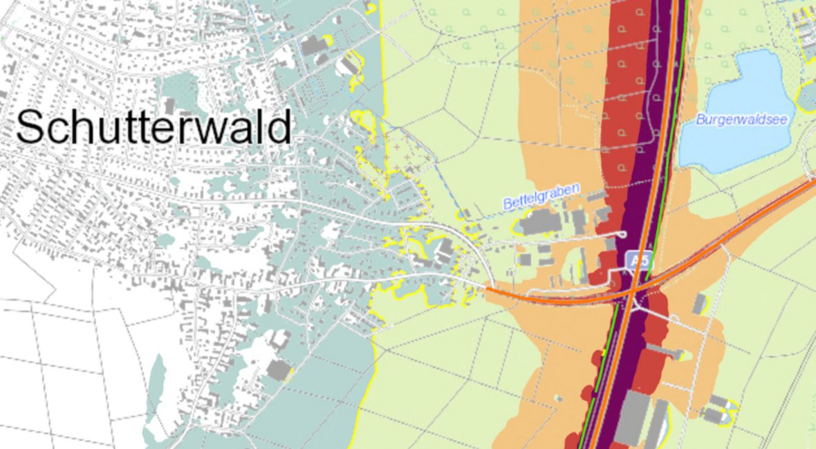 Auszug aus dem Lärmaktionsplan