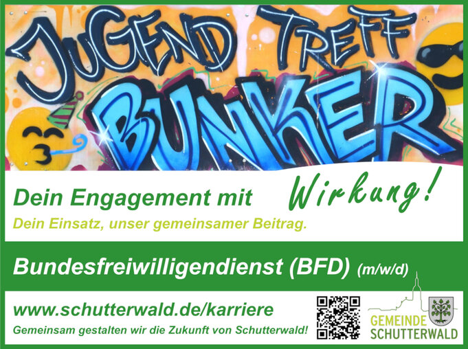 Stellenausschreibung Bufdi